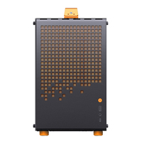 JONSBO Z20 Oranye/hitam Kaca Tempered Mini Tower PC Case Mendukung 240 AIO H160mm Cooler M-ATX Motherboard Seri GPU hingga 363mm