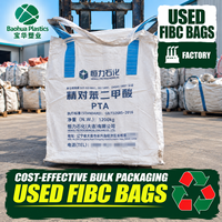 Sacs Jumbo FIBC d'occasion pour copeaux de bois, sciure, biomasse, déchets de bois – Grands sacs de stockage et de transport pour entrepôt