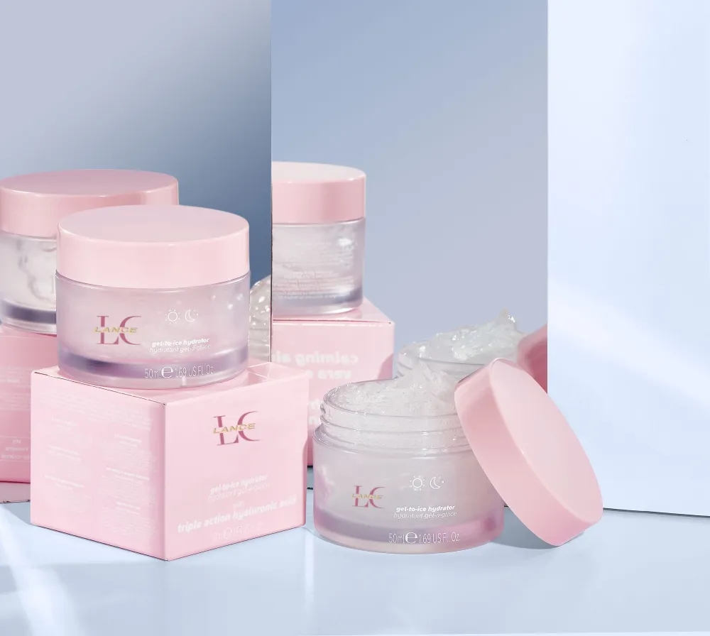 Private Label Natural Hyaluronic Acid Gel Cream Lightweight Moisturizing Hydro Boost Gel Ice Skin Care Cream Korea