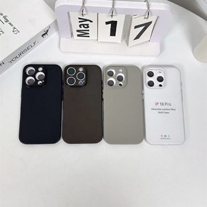 เข้ากันได้กับ Apple 17 AIR PRO MAX เคสโทรศัพท์บางเฉียบแบบ<span class=keywords><strong>คาร์บอน</strong></span>ไฟเบอร์13 14 15 16แบบนิ่ม - Product Image 2