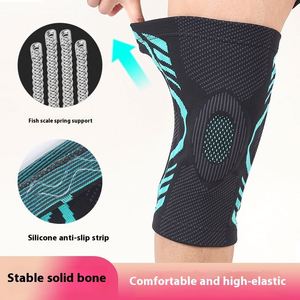 Soft Breathable <b>Thin</b> Honeycomb Design Knee Brace Belt Protective Powerlifting Knee Pads Adults Men Women Flexible Spandex/Nylon - Product Image 2