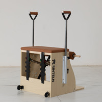 Chaise de Pilates en bois d'érable durable, réglable et portable pour les studios de yoga et la santé