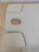 Lit de beauté électrique de luxe en bois, réglable en hauteur, 3 moteurs, haut de gamme, dédié aux salons, massage, tuina, physiothérapie, moderne