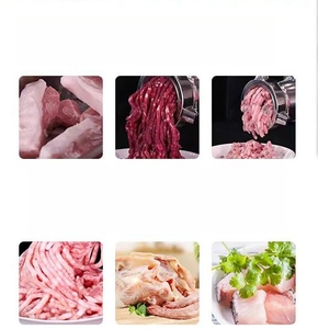 เครื่องบดเนื้อไฟฟ้าสแตนเลสแบบใหม่ ความจุขนาดใหญ่ บดเนื้อวัว เนื้อแกะ เนื้อหมู ทำไส้กรอก ตัดเนื้อเป็นเส้น พร้อมมอเตอร์ - Product Image 6