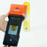Terminal de point de vente portable Android 14 avec écran tactile de 6,5 pouces, imprimante thermique de reçus de 80 mm pour l'impression Gloriafood