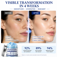Hydratant naturel pour le visage et le corps, raffermissant, anti-âge, vitamine E, miel de Manuka, peptides de cuivre, GHK-Cu, suif de bœuf, baume bleu, blanchissant