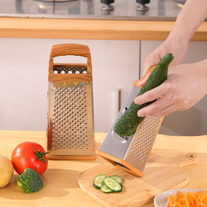 Wholesale Custom Multi-purpose Stainless Steel Various Style Handheld Cheese <b>Vegetable</b> Ginger Graters <b>Fruit</b> <b>Vegetable</b> Slicer - Product Image 1