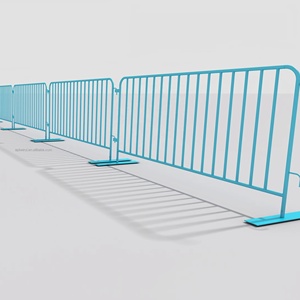 Nhà máy trực tiếp mạ kẽm an toàn đường bộ kim loại cầm tay chướng ngại vật tổ chức sự kiện kiểm soát đám đông hàng rào giao thông - Product Image 1