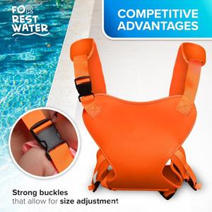 <span class=keywords><strong>Porte</strong></span>-bébé réglable en néoprène imperméable pour bébé avec bretelles pour la natation et la plage - Product Image 6