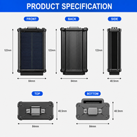 Traceur GPS solaire 4G GSM pour bétail, 20000mAh, étanche IP67, anti-effraction, avec sangle, pour bovins et ovins, géolocalisation en temps réel, anti-vol, localisateur PC