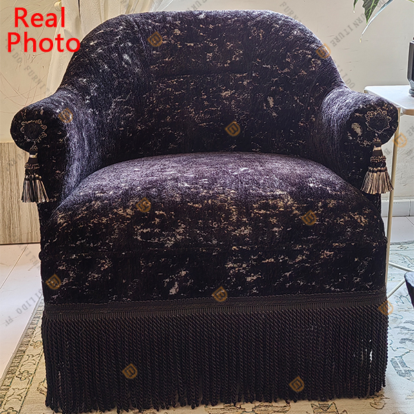 Modern Retro Style Single Flannelette Sofa