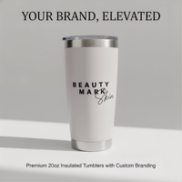 Gobelet à café personnalisé 20 oz en acier inoxydable, isolé sous vide, avec couvercle et paille, pour gravure laser