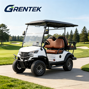 Carrito de golf de 4 plazas, compacto, eléctrico, fácil de operar, para viajes por el campo, para conducir en villas y caminos no públicos. - Product Image 2