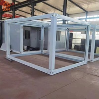 Conteneur modulaire préfabriqué empilable de 40 pieds, économique, prix usine, avec cadre en acier galvanisé de 20 pieds, montage rapide
