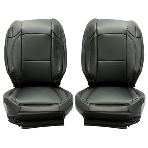Fundas <span class=keywords><strong>de</strong></span> asiento <span class=keywords><strong>de</strong></span> cuero sintético negro para Jeep Wrangler JL 4DR <span class=keywords><strong>Rubicon</strong></span> 2018-2023 - Product Image 1