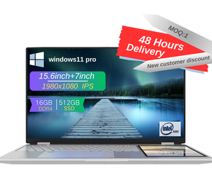 Computadora Portátil de Pantalla Dual de 15.6+7 Pulgadas, N150, SSD de 512 GB, RAM de 16 GB, con Touch <span class=keywords><strong>ID</strong></span>, Computadora Económica - Product Image 5