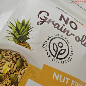 Sacos Mylar com Zíper e UV Spot para Alimentos, Embalagens Plásticas Personalizadas para Papinha e Ração, Recicláveis, para Frutas da Queensland - Product Image 4
