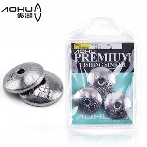 Plomos de Pesca Aohu Premium de 40G y 50G en Forma de Disco, Ecológicos para la Pesca - Product Image 5