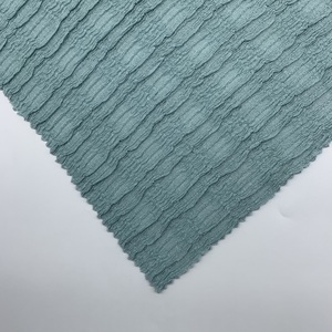 Tela <span class=keywords><strong>de</strong></span> Punto Crepé Elástica <span class=keywords><strong>de</strong></span> Poliéster <span class=keywords><strong>y</strong></span> Spandex con Volantes Verde Menta, con Ribete <span class=keywords><strong>de</strong></span> Encaje Integrado, para Blusas <span class=keywords><strong>y</strong></span> Vestidos <span class=keywords><strong>de</strong></span> Mujer - Product Image 5