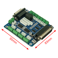 Carte de commande pour routeur CNC, pilote de moteur pas à pas 5 axes MACH3, carte d'interface CNC pour machine de fraisage