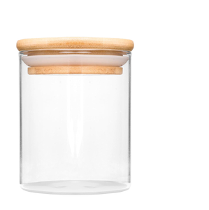 12 या एकल आइटम सीज़निंग बॉक्स बांस ढक्कन ग्लास मसाला बॉक्स के साथ स्टिकर कस्टम पैकिंग राउंड सुरक्षा भंडारण कंटेनर - Product Image 6