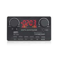 Lecteur MP3 de voiture 80W 2*40W stéréo Bluetooth avec écran coloré et fonction de danse, vente en gros
