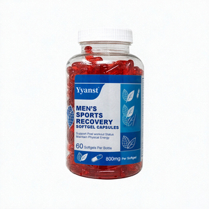 Men's Sports Recovery Softgel Capsules 800mg 60pcs Support Post Workout Status Maintain Physical Energy Private Label OEM - Product Image 1