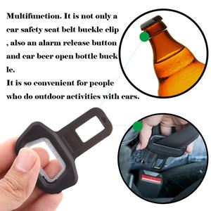 Spor Tarzı Araba Emniyet Kemeri Klipsi ABS Araç İçi 2 Noktalı Şişe Açacağı Premium Araba Güvenlik Ekipmanı - Product Image 5
