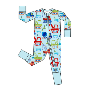 婴儿连衫裤女孩新生儿服装定制印花婴儿坑条纹连体衣秋季包裹手脚爬行服装婴儿连体衣 - Product Image 5