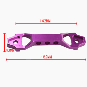 Modified Long Battery <b>Bracket</b> Aluminum Alloy 182MM x 43MM x 142MM For Prismatic Battery Mounting - Product Image 1
