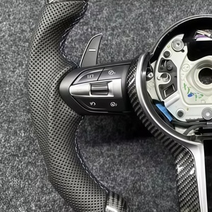 Volante Deportivo Inteligente de Fibra de Carbono y Cuero para <span class=keywords><strong>BMW</strong></span> F30 F10 F20 F36 F22 E90 E72 E60 E46 M2 M3 M4 <span class=keywords><strong>M5</strong></span> M6 de Alta Calidad - Product Image 3