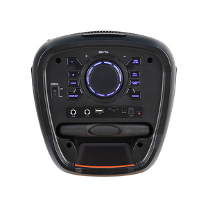 Dual 8 Inch Spectrum Light <b>Speaker</b> With <b>Microphone</b> For Outdoor Karaoke And Home Use Rechargeable Battery Powered - Product Image 2