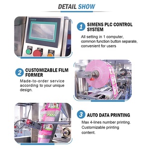 Shengwei Máy Móc Alibaba Nhà Cung Cấp Vàng Gói Chất Lỏng Niêm Phong Bốn Mặt Dán Mật Ong Nước Sốt Cà Chua Máy Đóng Gói Dọc - Product Image 3