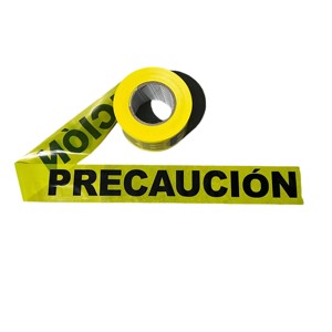 Cinta de Advertencia Peligo de 75 mm x 300 m, No Adhesiva, Impermeable, Barrera de Seguridad de Alta Visibilidad - Product Image 4