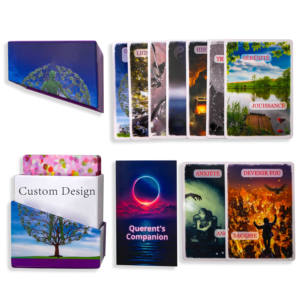 Con Etiqueta Privada, venta al por mayor, lámina egipcia, envío gratis, triangulación de envíos, cartas de <span class=keywords><strong>Tarot</strong></span> en blanco a granel de arcoíris, tamaño completo - Product Image 3