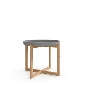 <b>Small</b> <b>Grey</b> Coffee <b>Table</b> Engineered Wood Solid Pine Modern Design Living Room Furniture - Product Image 1