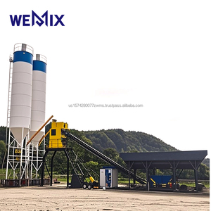 Vente directe d'usine MHZS60m3 centrale à béton fondation gratuite station de mélange de béton prêt à l'emploi équipement de ligne de production - Product Image 1