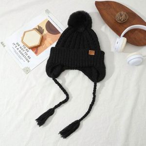 Bonnet en tricot torsadé 100 % acrylique, unisexe, pour adulte, idéal pour l'hiver, décontracté, chaud, pour l'extérieur et les températures froides, vente en gros - Product Image 2