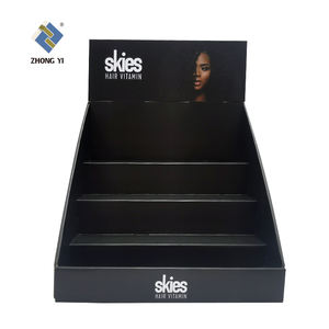 Espositore con Logo personalizzato per negozio al dettaglio cosmetico lucidante per unghie ondulato supporto per ciglia realizzato in carta Kraft per <span class=keywords><strong>Masjid</strong></span> - Product Image 6