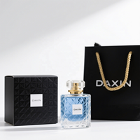 Bouchon de flacon de parfum en verre texturé unique et personnalisé, flacons de parfum de luxe, flacon de parfum haut de gamme avec boîte et emballage