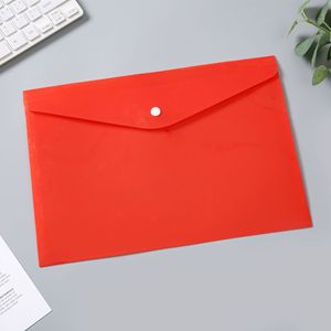 A4 rõ ràng nhựa phong bì dày PP rắn màu tùy chỉnh in Poly Ví Văn Phòng TrườNg Nguồn cung cấp giáo viên sinh viên tập tin thư mục - Product Image 5