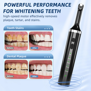 Factory Direct Sale Professional IPX6 Waterproof High Power Stainless Steel Teeth <strong>Plaque</strong> <strong>Remover</strong> Portable Dental Scaler for Home - Product Image 4