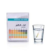 Tiras de pH de Precisión Universal 0-14 con Precisión de 1 pH para Pruebas de Agua, Suelo, Laboratorio y Aguas Residuales Industriales