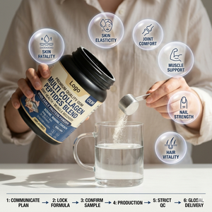 Collagène marin bovin de qualité supérieure, mélange de peptides multi-collagène, santé des articulations, récupération musculaire, protéines en gros pour adultes et adolescents - Product Image 2