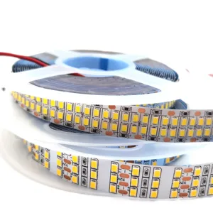 Hoge Heldere 12V 24V Led Strip Licht Dubbele Rij 2 Rij 240Leds 3000K/4000K/5000K/6000K Rood Groen Blauw Geel Ledstrips Verlichting