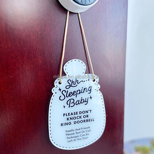Panneau <span class=keywords><strong>de</strong></span> signalisation pour bébé endormi « Shhh » – Cadeau idéal pour les nouvelles mamans, les nourrissons et les enfants <span class=keywords><strong>de</strong></span> <span class=keywords><strong>maternelle</strong></span> - Product Image 2