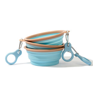 Tazón Plegable Portátil para Mascotas, de TPE, para Exteriores, con Textura Suave, Combinación de Colores de Alta Gama, Personalización en Pequeños Lotes, en Oferta - Product Image 1