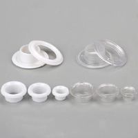 Œillets ronds en plastique transparent, blanc et noir de 3 mm à 18 mm pour vêtements et accessoires de chaussures – Vente en gros