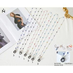 Catena per Occhiali 70CM con Perline, Accessorio Moda - Product Image 1
