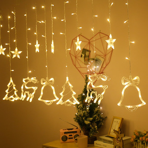 Đèn LED trang trí sân vườn ngày lễ Giáng sinh, trang trí hiên nhà, nhà hàng, chống nước, 220V, treo trang trí nhà cửa, đèn dây Giáng sinh - Product Image 4